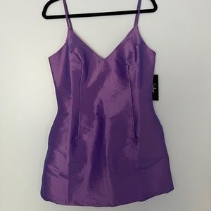 Lulus Purple Iridescent Mini Dress